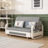 Foldable Sofa Bed with 2 Pillows, Couches and Sofas for Living Room Bedroom, Sleeper Sofa Chair Recliner Lounge (62.2")